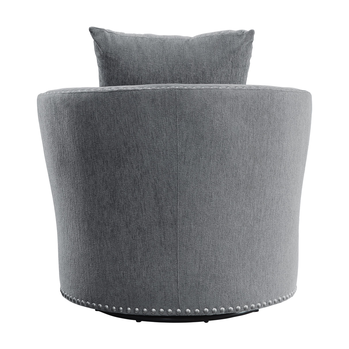 Morelia Dark Gray Swivel Chair from Homelegance - Luna Furniture