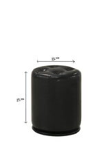 Morgan Black Round Swivel Stool from Crown Mark - Luna Furniture