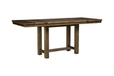 Moriville Grayish Brown Counter Height Dining Extension Table from Ashley - Luna Furniture