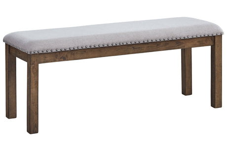 Moriville Grayish Brown Dining Bench from Ashley - Luna Furniture
