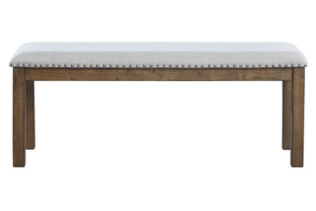 Moriville Grayish Brown Dining Bench from Ashley - Luna Furniture