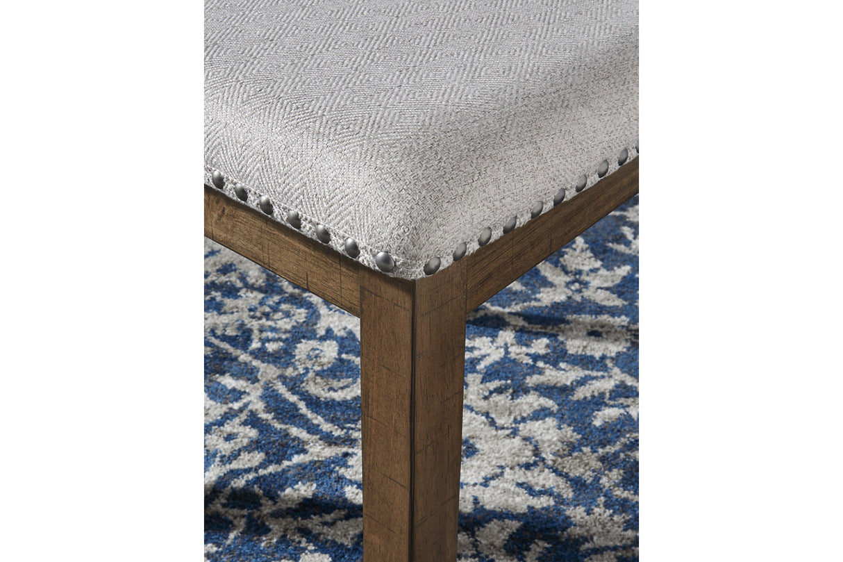 Moriville Grayish Brown Dining Chair, Set of 2 from Ashley - Luna Furniture