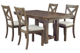 Moriville Grayish Brown Dining Extension Table from Ashley - Luna Furniture