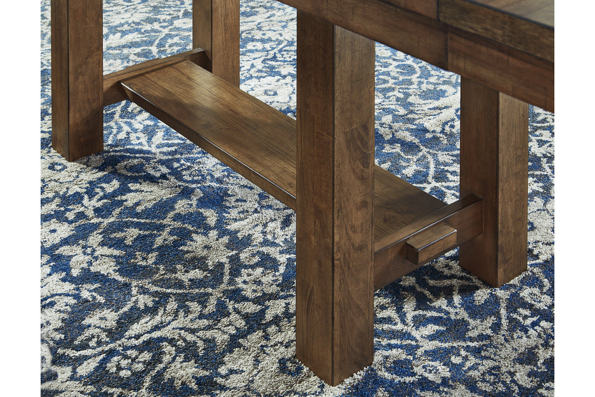 Moriville Grayish Brown Dining Extension Table from Ashley - Luna Furniture