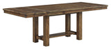 Moriville Grayish Brown Dining Extension Table from Ashley - Luna Furniture