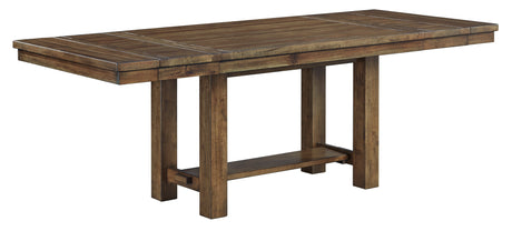 Moriville Grayish Brown Dining Extension Table from Ashley - Luna Furniture