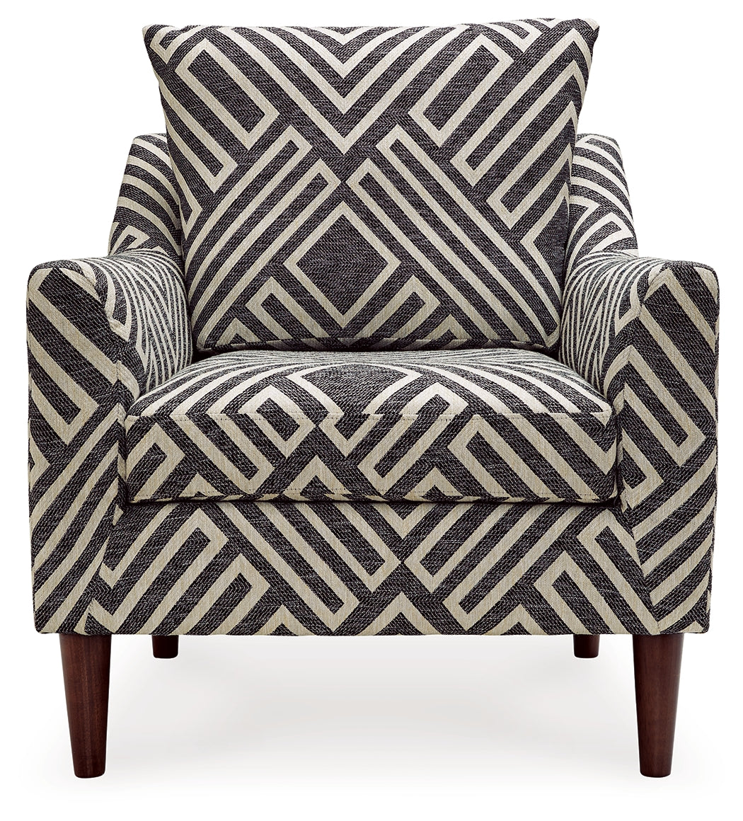 Morrilton Next-Gen Nuvella Natural/Charcoal Accent Chair from Ashley - Luna Furniture