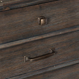 Motsinger Brown 4-Piece Bedroom Set (Queen Bed, Nightstand, Dresser, Mirror) from Homelegance - Luna Furniture