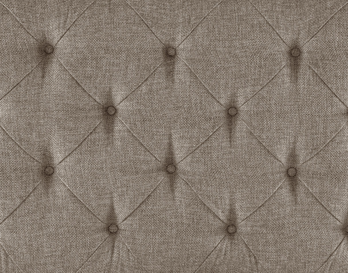 Motsinger Brown King Upholstered Panel Bed from Homelegance - Luna Furniture