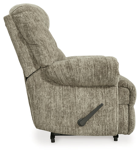 Movie Man Taupe Recliner from Ashley - Luna Furniture