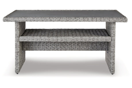 NAPLES BEACH Light Gray Outdoor Multi-use Table from Ashley - Luna Furniture