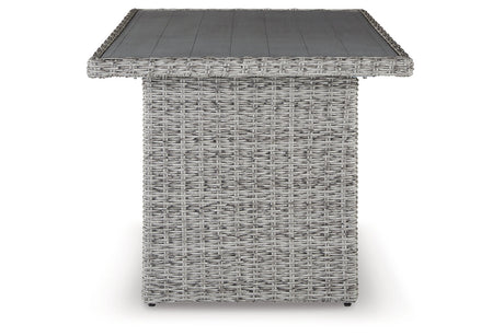 NAPLES BEACH Light Gray Outdoor Multi-use Table from Ashley - Luna Furniture