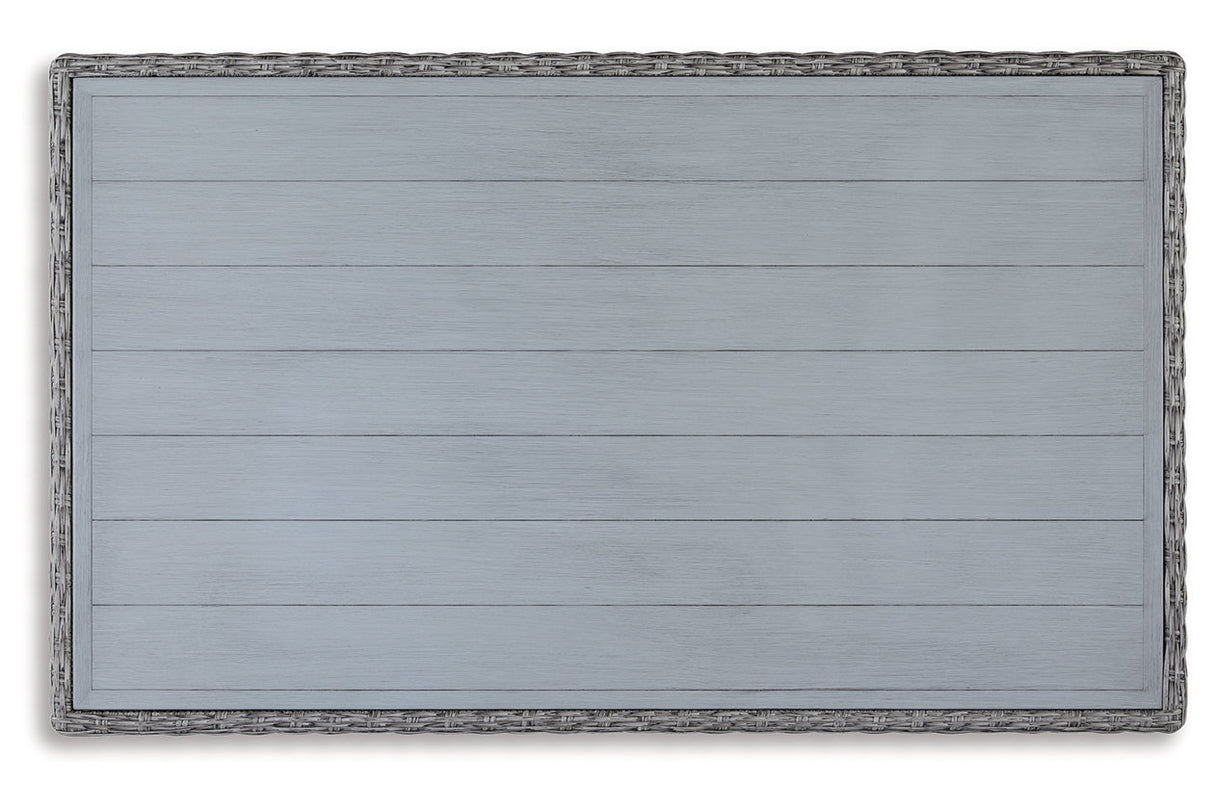 NAPLES BEACH Light Gray Outdoor Multi-use Table from Ashley Furniture - Luna Furniture