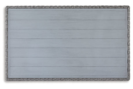 NAPLES BEACH Light Gray Outdoor Multi-use Table from Ashley - Luna Furniture