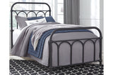 Nashburg Black Twin Metal Platform Bed from Ashley - Luna Furniture
