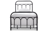 Nashburg Black Twin Metal Platform Bed from Ashley - Luna Furniture