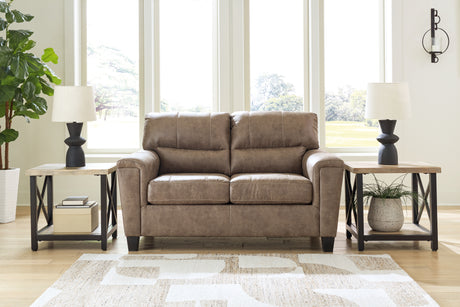 Navi Fossil Loveseat from Ashley - Luna Furniture