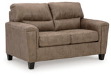 Navi Fossil Loveseat from Ashley - Luna Furniture