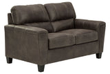 Navi Smoke Loveseat from Ashley Furniture - Luna Furniture