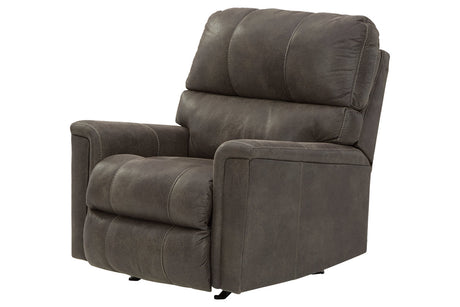 Navi Smoke Recliner from Ashley - Luna Furniture