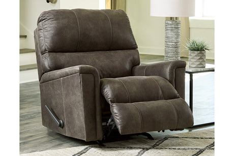 Navi Smoke Recliner from Ashley - Luna Furniture