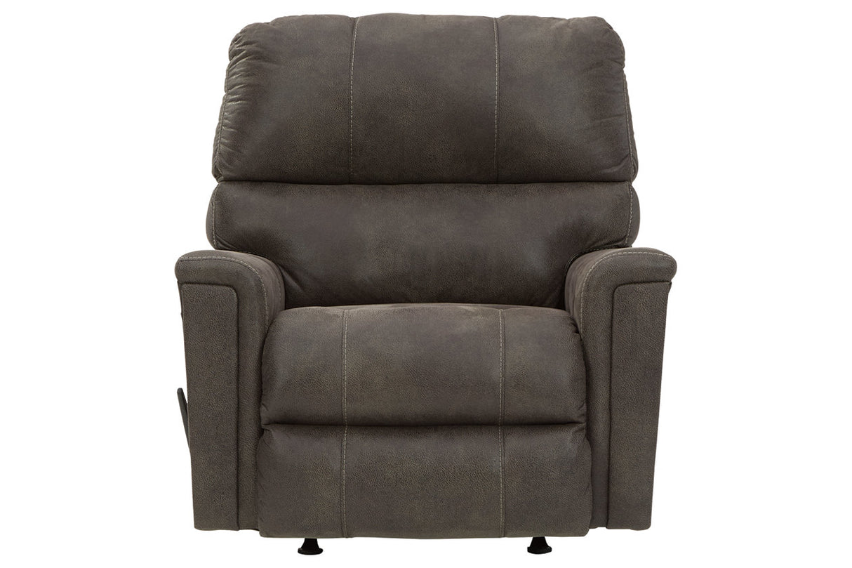 Navi Smoke Recliner from Ashley Furniture - Luna Furniture