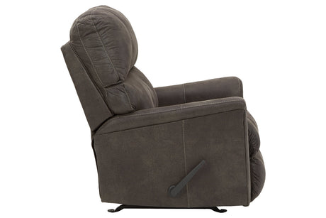 Navi Smoke Recliner from Ashley - Luna Furniture