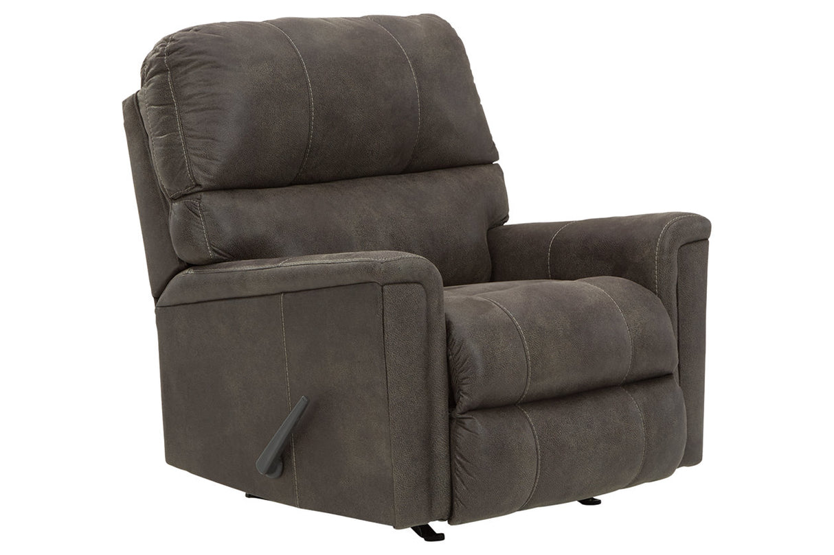 Navi Smoke Recliner from Ashley Furniture - Luna Furniture