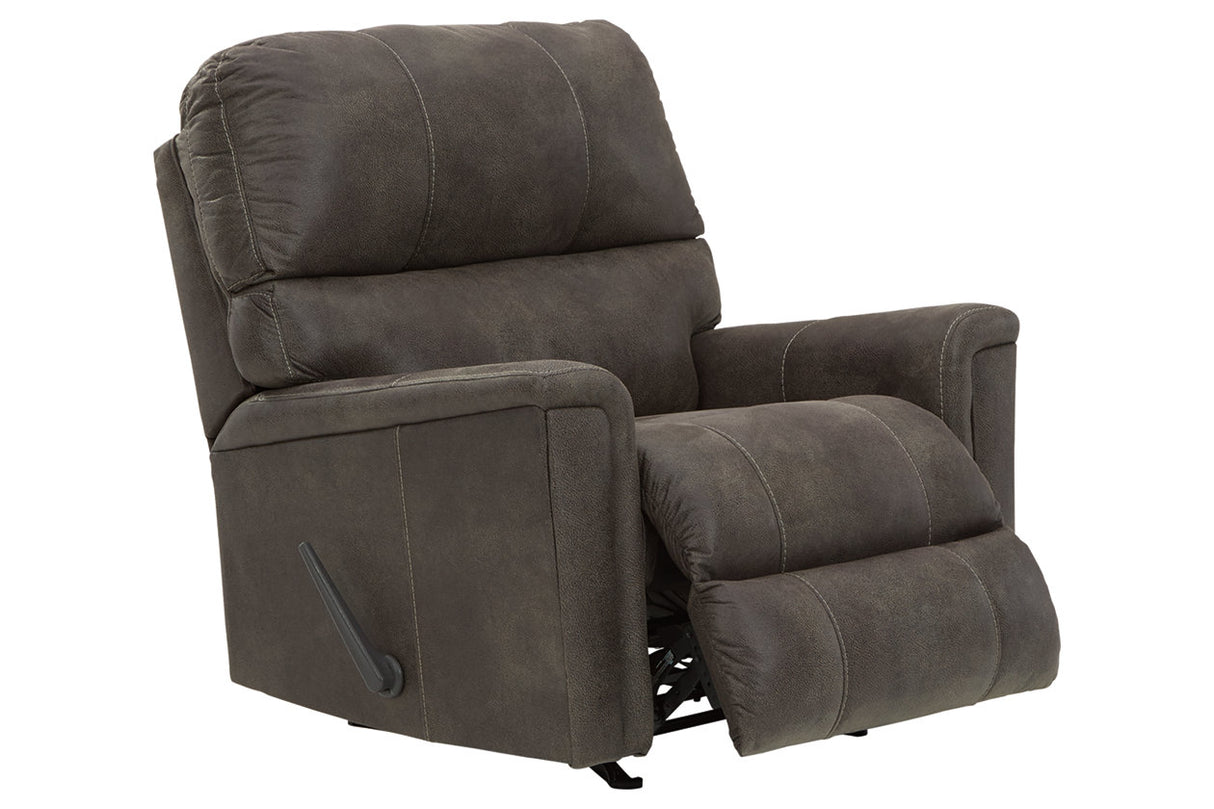 Navi Smoke Recliner from Ashley Furniture - Luna Furniture
