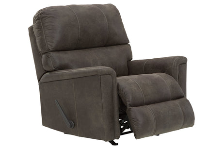 Navi Smoke Recliner from Ashley - Luna Furniture