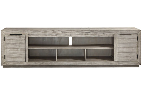 Naydell Gray 92" TV Stand from Ashley - Luna Furniture