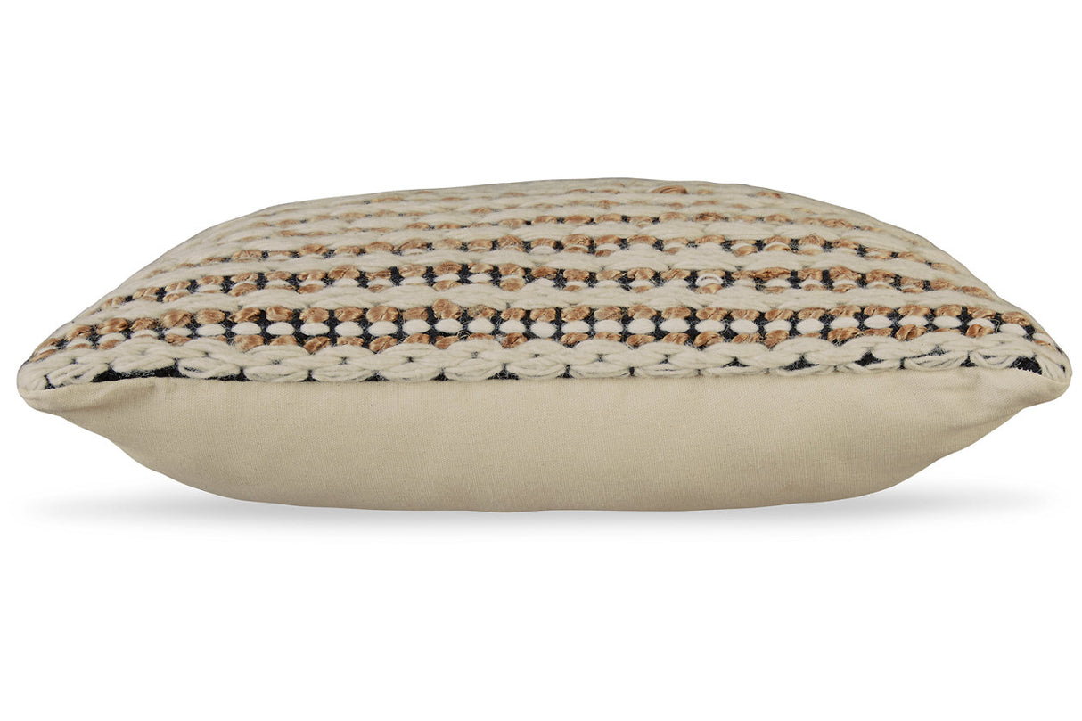 Nealington Brown/Black/White Pillow from Ashley - Luna Furniture