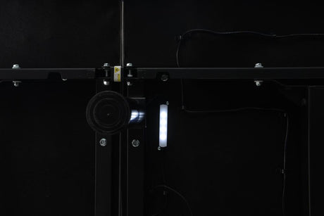 Negan Gray and Black Eastern King Adjustable Bed Base from Coaster - Luna Furniture