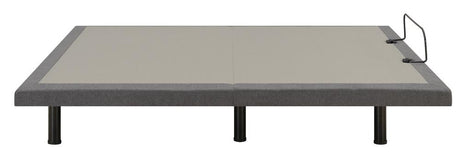 Negan Gray and Black Eastern King Adjustable Bed Base from Coaster - Luna Furniture