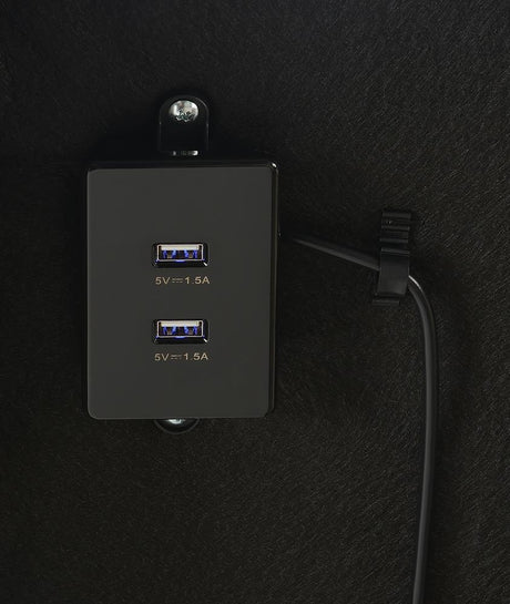 Negan Gray and Black Queen Adjustable Bed Base from Coaster - Luna Furniture