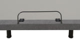 Negan Gray and Black Twin XL Adjustable Bed Base from Coaster - Luna Furniture