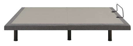Negan Gray and Black Twin XL Adjustable Bed Base from Coaster - Luna Furniture