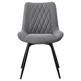 Neil Concrete and Gray 5-Piece Round Dining Set from Coaster - Luna Furniture