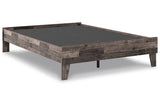 Neilsville Multi Gray Full Platform Base Bed from Ashley - Luna Furniture