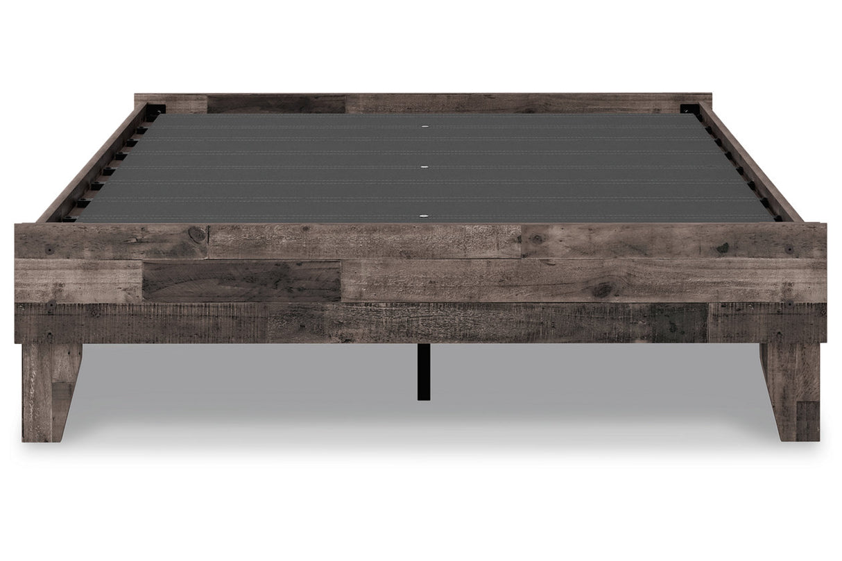 Neilsville Multi Gray Full Platform Base Bed from Ashley - Luna Furniture