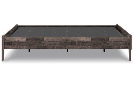 Neilsville Multi Gray Full Platform Base Bed from Ashley - Luna Furniture
