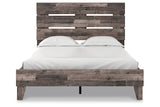 Neilsville Multi Gray Queen Platform Bed from Ashley - Luna Furniture