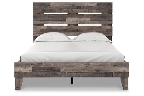Neilsville Multi Gray Platform Bedroom Set from Ashley - Luna Furniture
