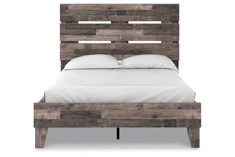 Neilsville Multi Gray Full Platform Bed from Ashley - Luna Furniture