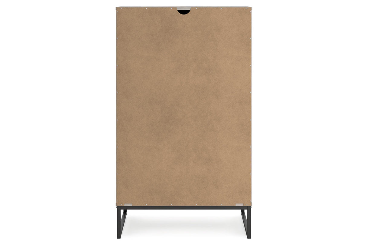 Neilsville Whitewash Chest of Drawers from Ashley - Luna Furniture