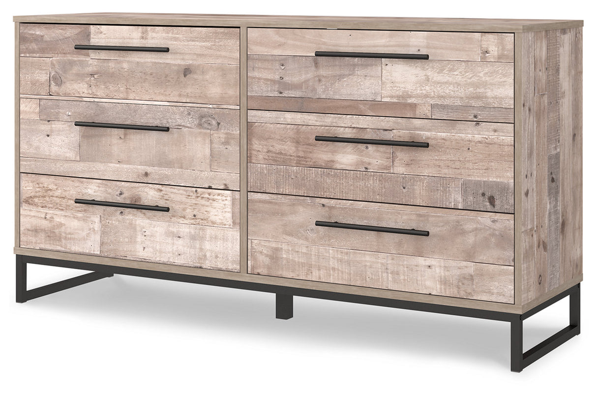 Neilsville Whitewash Dresser from Ashley - Luna Furniture