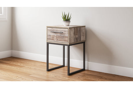 Neilsville Whitewash Nightstand from Ashley - Luna Furniture
