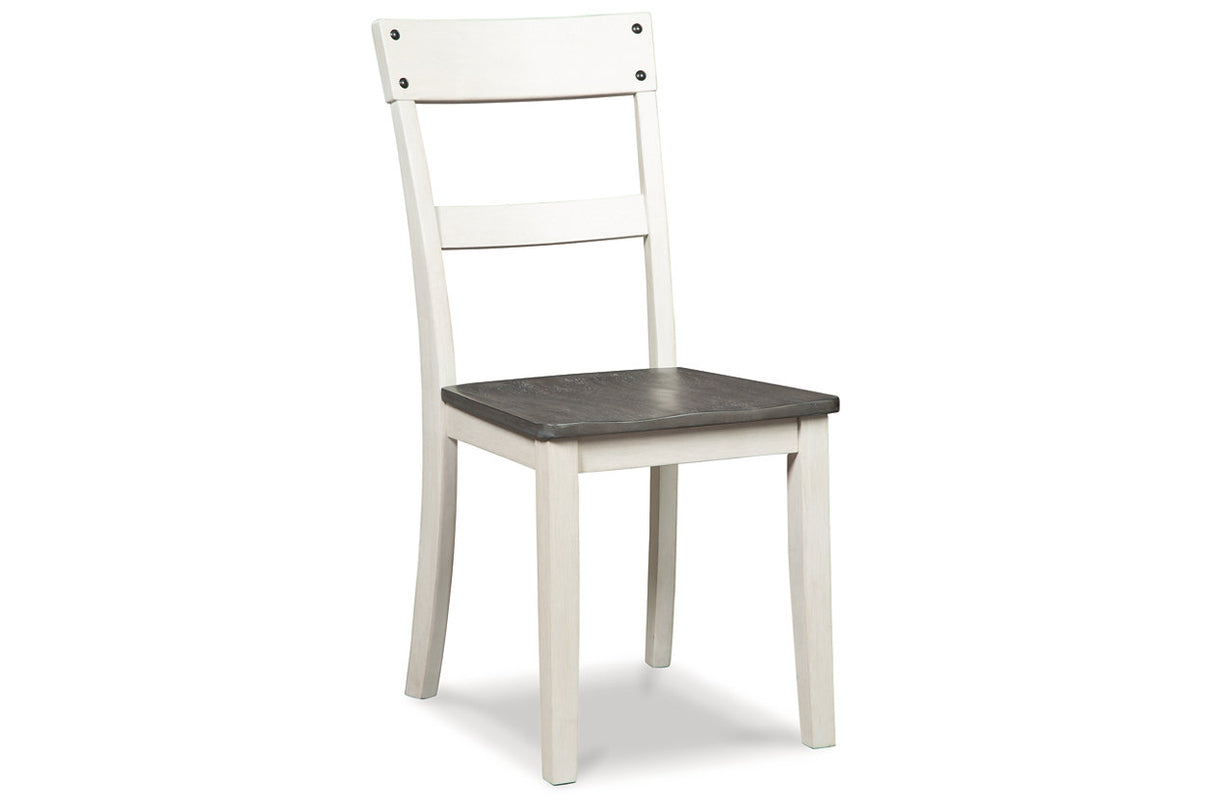 Nelling Two-tone Dining Chair, Set of 2 from Ashley - Luna Furniture