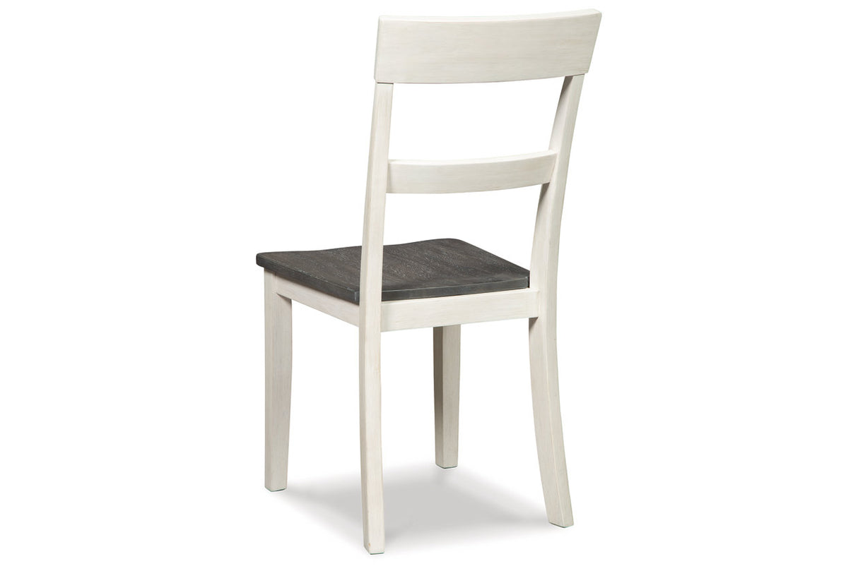Nelling Two-tone Dining Chair, Set of 2 from Ashley - Luna Furniture