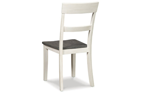 Nelling Two-tone Dining Chair, Set of 2 from Ashley - Luna Furniture